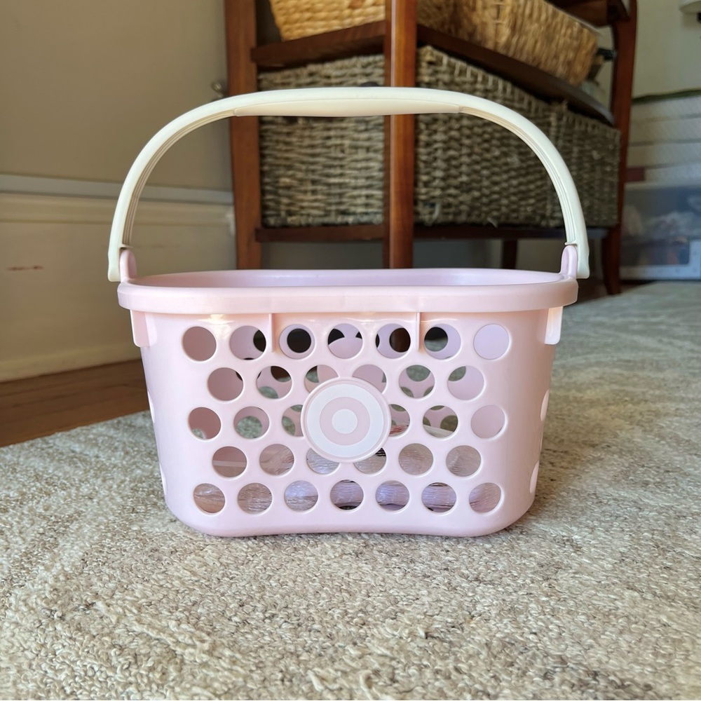 Target Pink Mini Shopping Basket